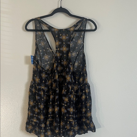 Intimately by Free People Smocked Side Tunic Blouse - Picture 4 of 6